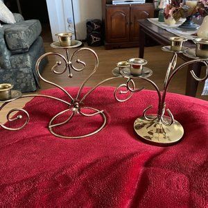 Brass Candelabra's